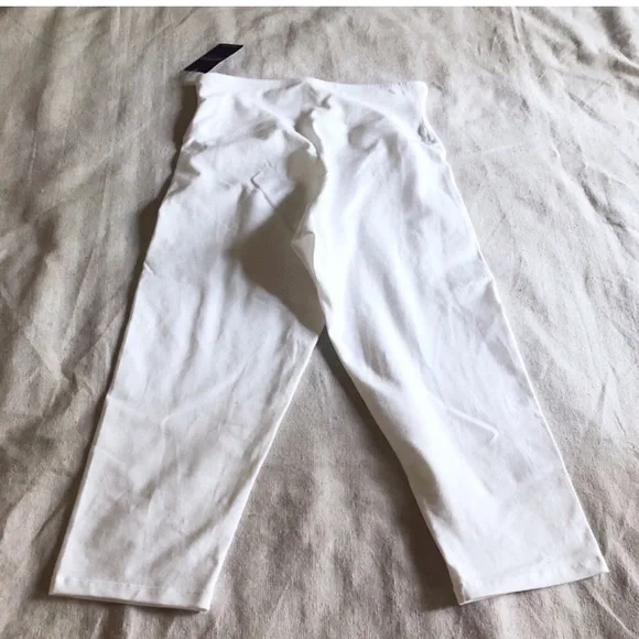 Talia Capri Cotton Stretch Shaping Legging white NWT size small - Picture 9 of 13